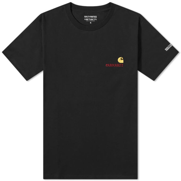 Carhartt WIP x Wacko Maria Logo American Script T-Shirt 'Black' | MRSORTED