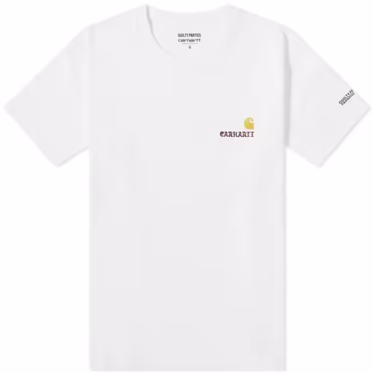 Carhartt WIP x Wacko Maria American Script T-Shirt 'White'