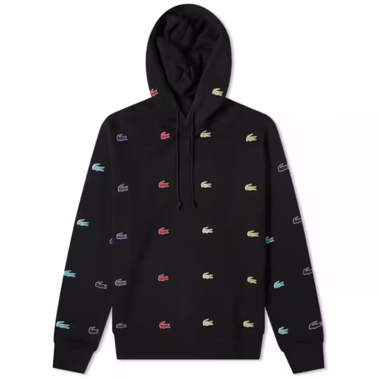 Lacoste x Chinatown Market Hoody 'Black'