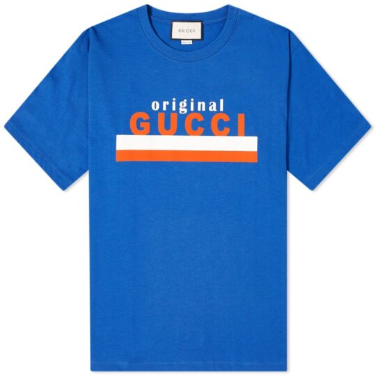 Gucci Fake Logo T-Shirt 'Black' | MRSORTED