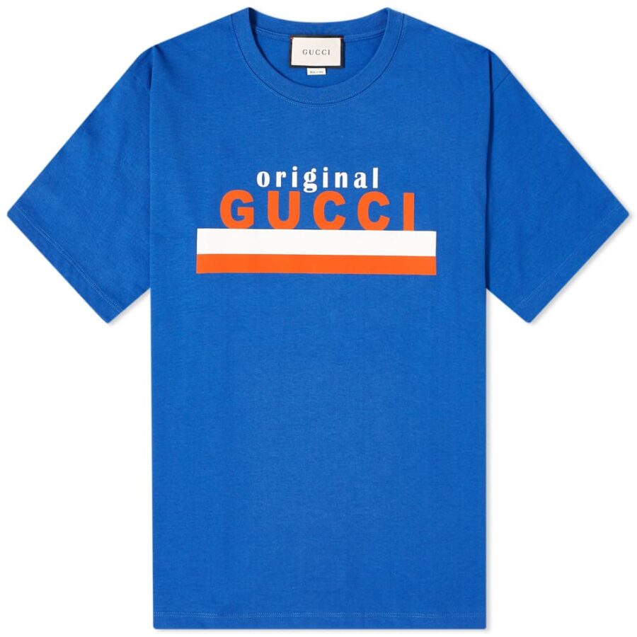 Gucci Original Print T-Shirt 'Blue' | MRSORTED