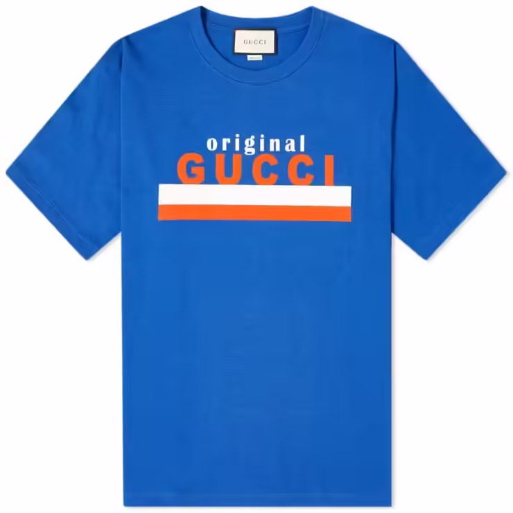 Gucci Original Print T-Shirt 'Blue'
