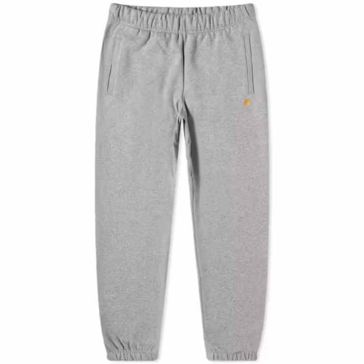Carhartt WIP Chase Sweatpants 'Grey & Gold'
