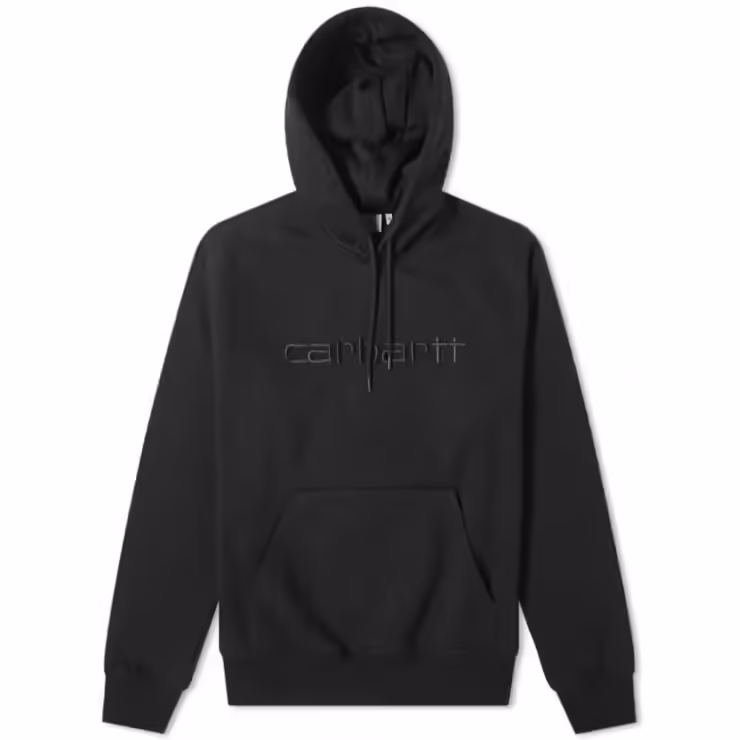 Carhartt WIP Logo Hoody 'Black'