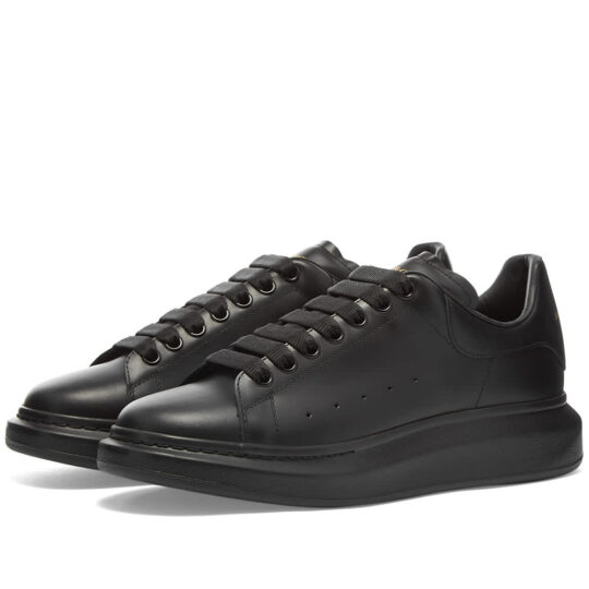 Alexander McQueen Air Bubble Wedge Sole Sneakers 'Black & White' | MRSORTED