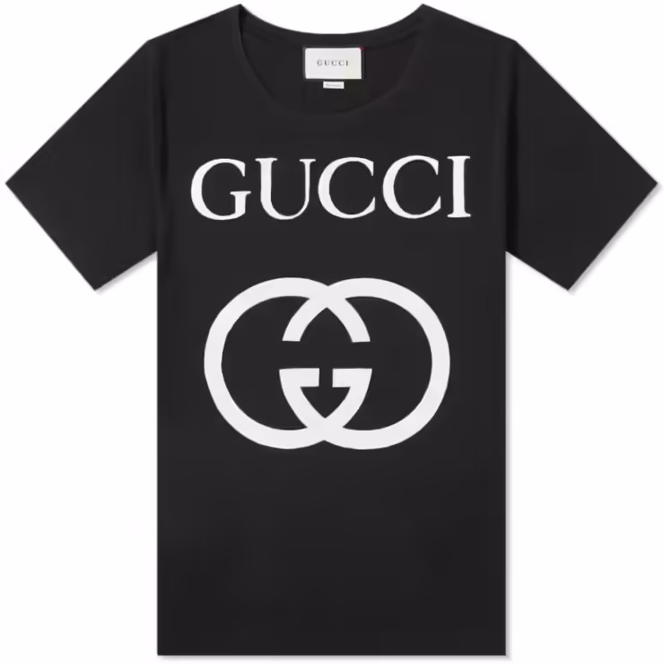 Gucci Interlocking Logo T-Shirt 'Black'