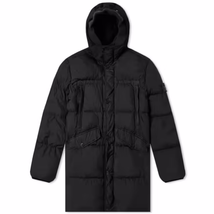Stone Island Crinkle Reps Nylon Down Parka 'Black'