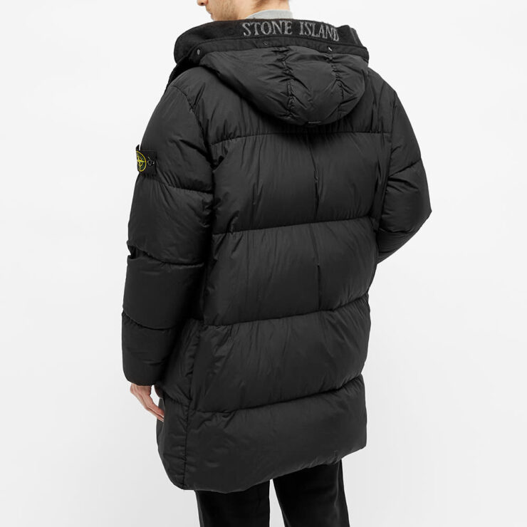 Stone island crinkle reps best sale nylon down filled parka