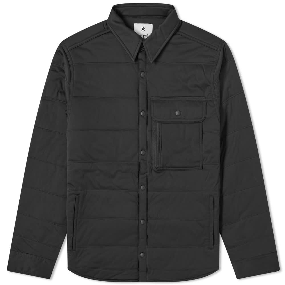 Snow Peak Flexible Insulated Shirt 'Black' | MRSORTED