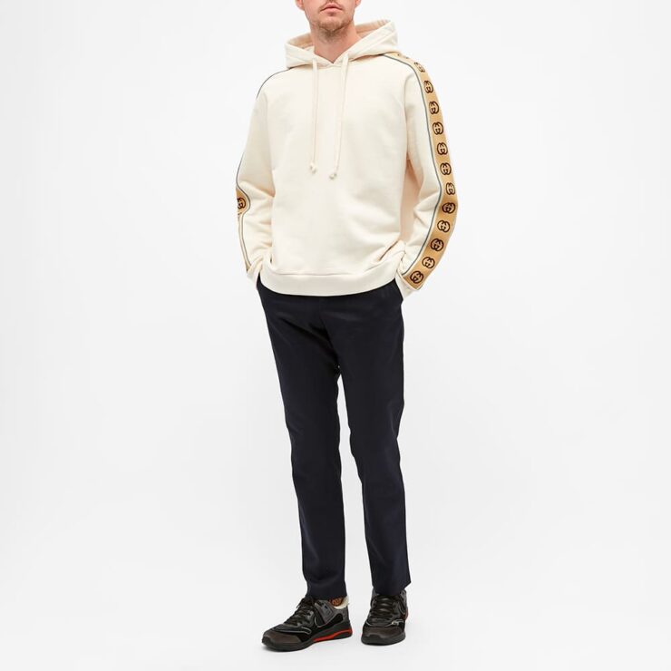 Gucci discount tape hoodie