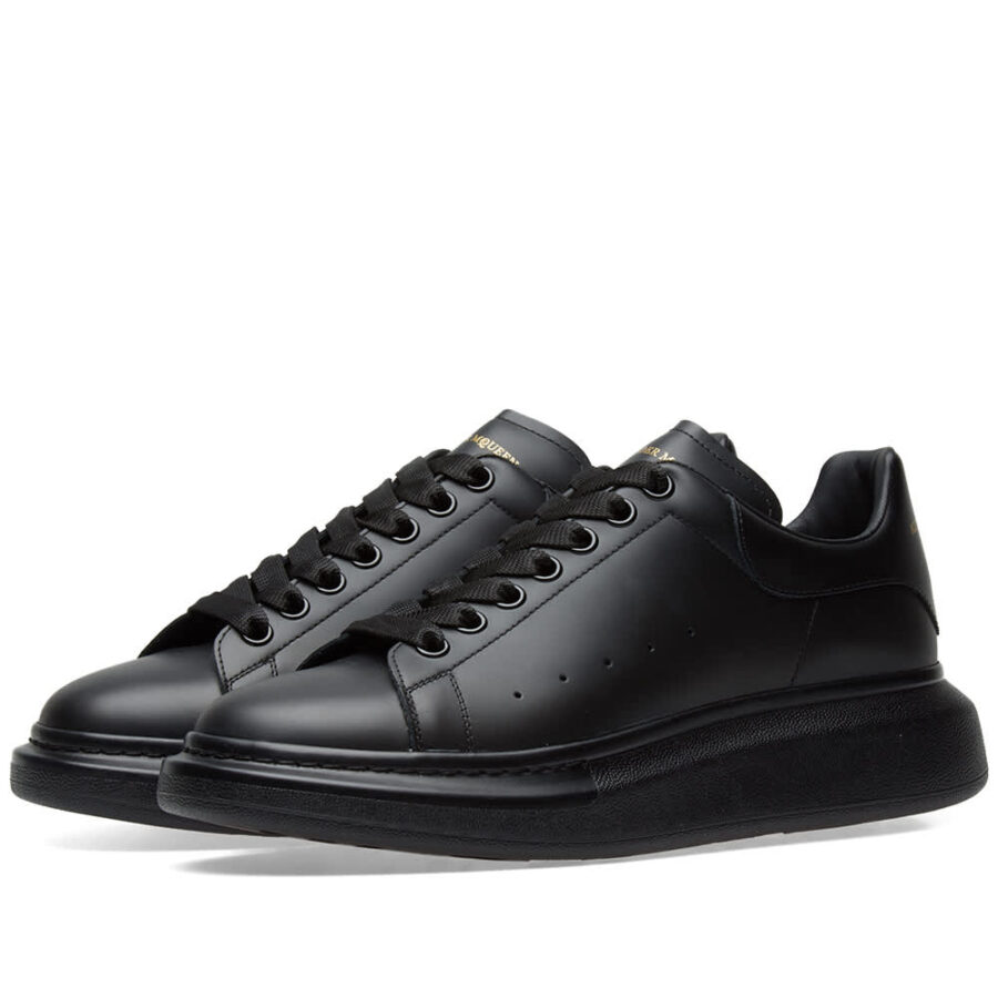 alexander mcqueen wedge sole knit sneaker