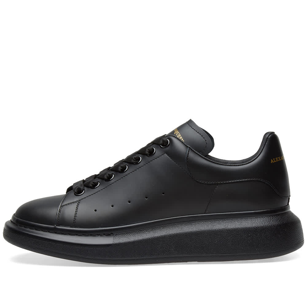 Alexander McQueen Wedge Sole Sneakers 'Triple Black' | MRSORTED
