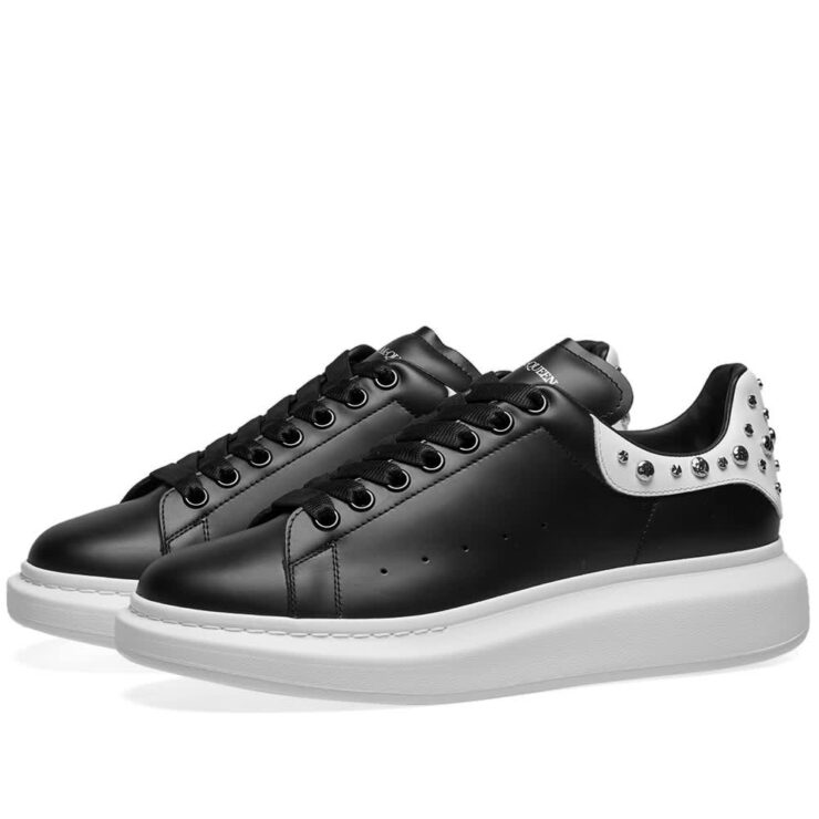 Alexander McQueen Air Bubble Wedge Sole Sneakers 'Black & Black' | MRSORTED