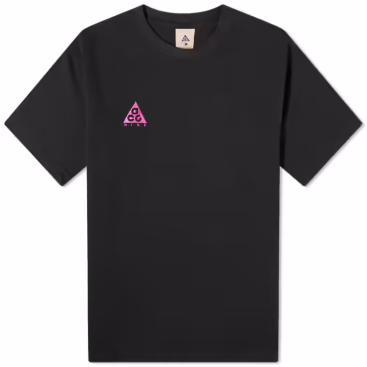 Nike ACG Logo T-Shirt 'Black & Fuchsia'
