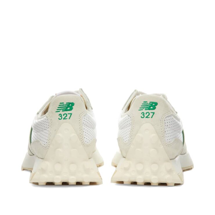 New balance 327 casablanca green logo hot sale