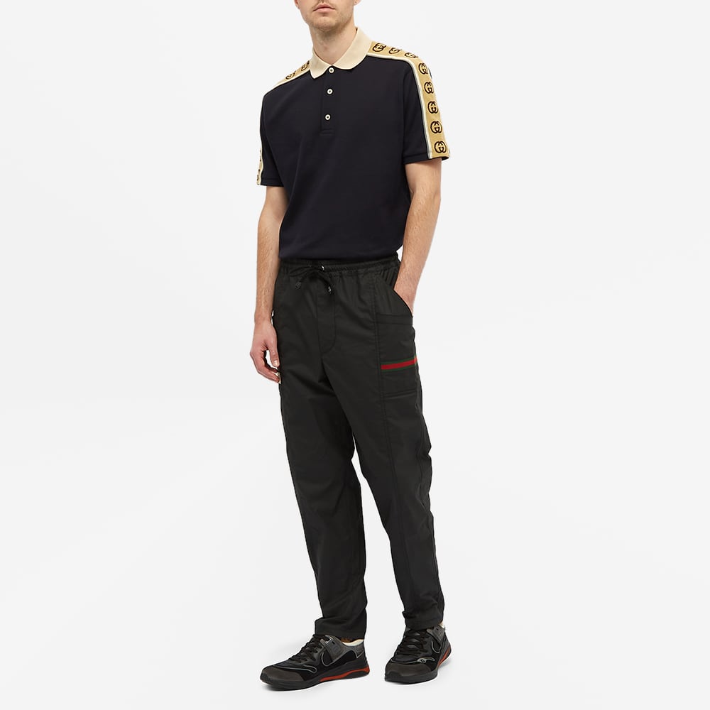 Casual trousers Gucci  Web band stretch trousers  495104ZHM749376