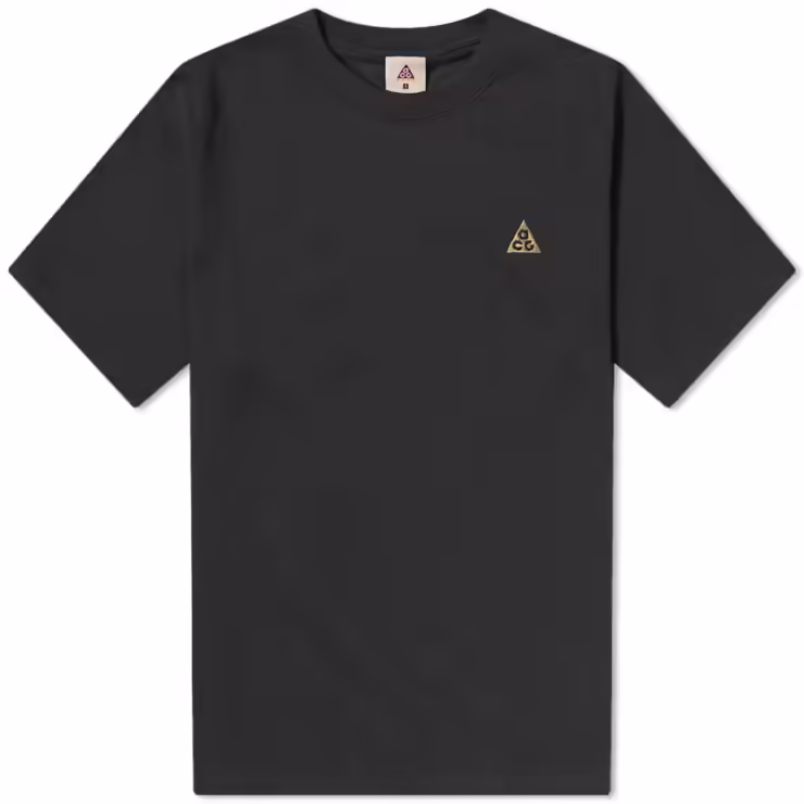 Nike ACG Logo T-Shirt 'Black & Golden Beige'