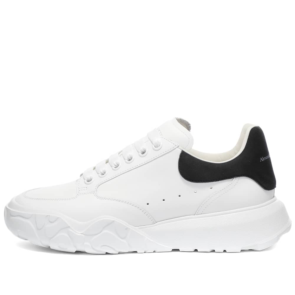 Alexander McQueen Air Bubble Wedge Sole Sneakers 'Black & White' | MRSORTED