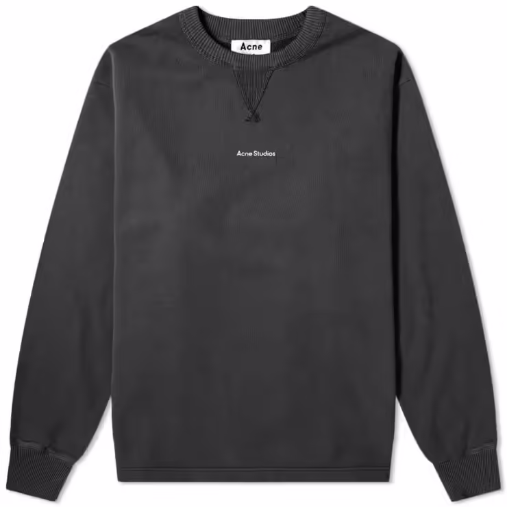 Acne Studios Fin Stamp Sweatshirt 'Black'