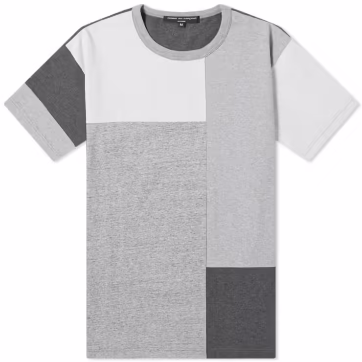 Comme des Garçons Patchwork T-Shirt 'Grey Mix'