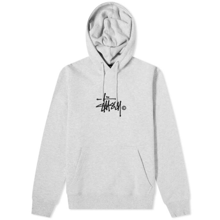 Stussy copyright stock online embroidered hoodie