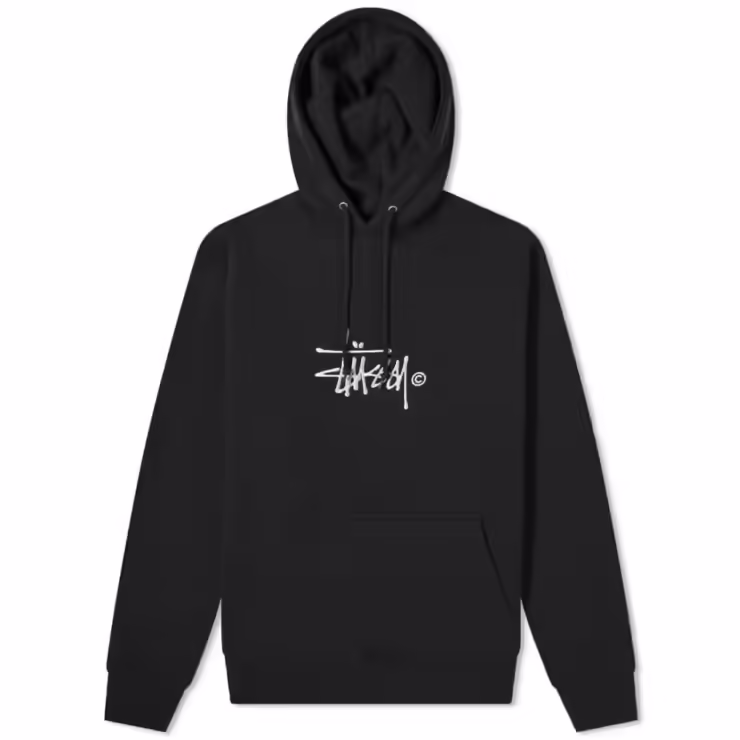 Stussy Copyright Appliqué Hoody 'Black'
