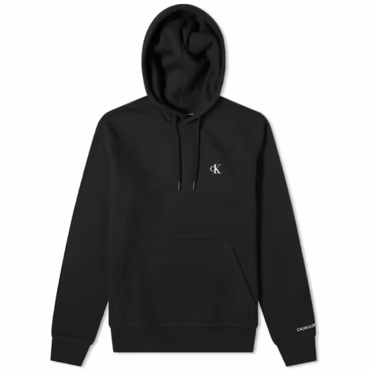 Calvin Klein Essential Logo Hoody 'Black'
