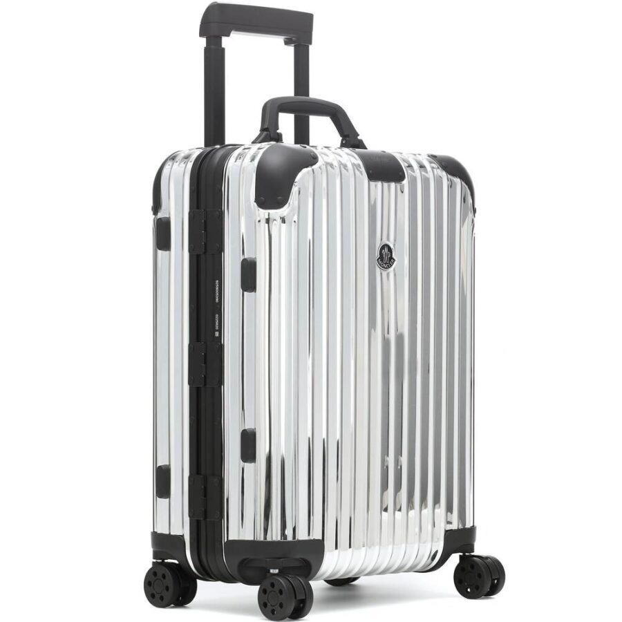 Moncler Genius X Rimowa Trolley Cabin Suitcase 'silver' 