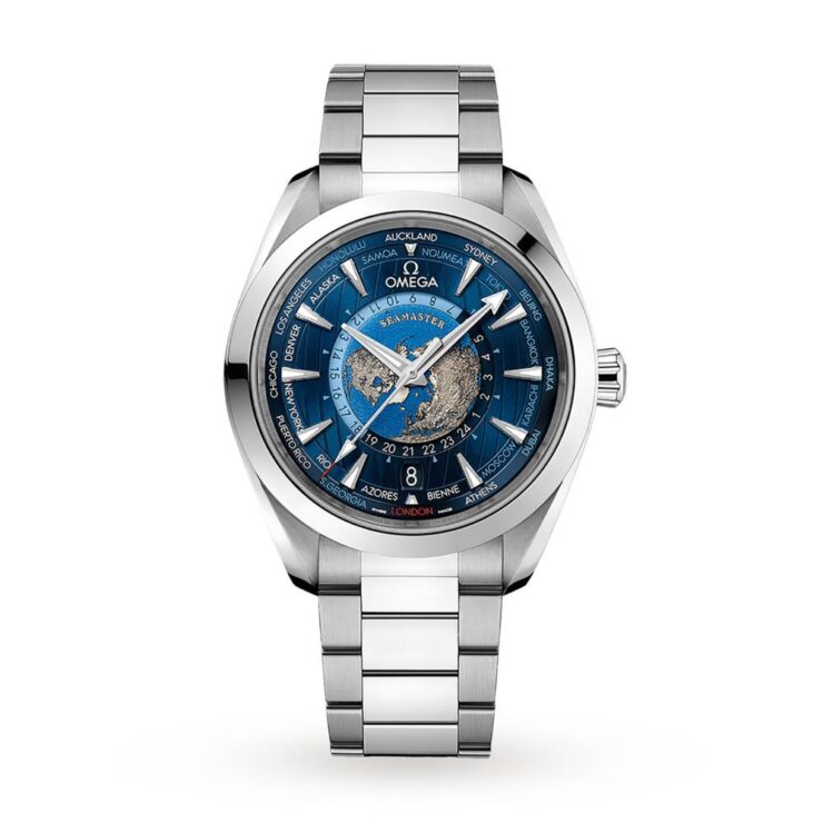 Omega Seamaster Aqua Terra Worldtimer 43mm Watch 'Blue'