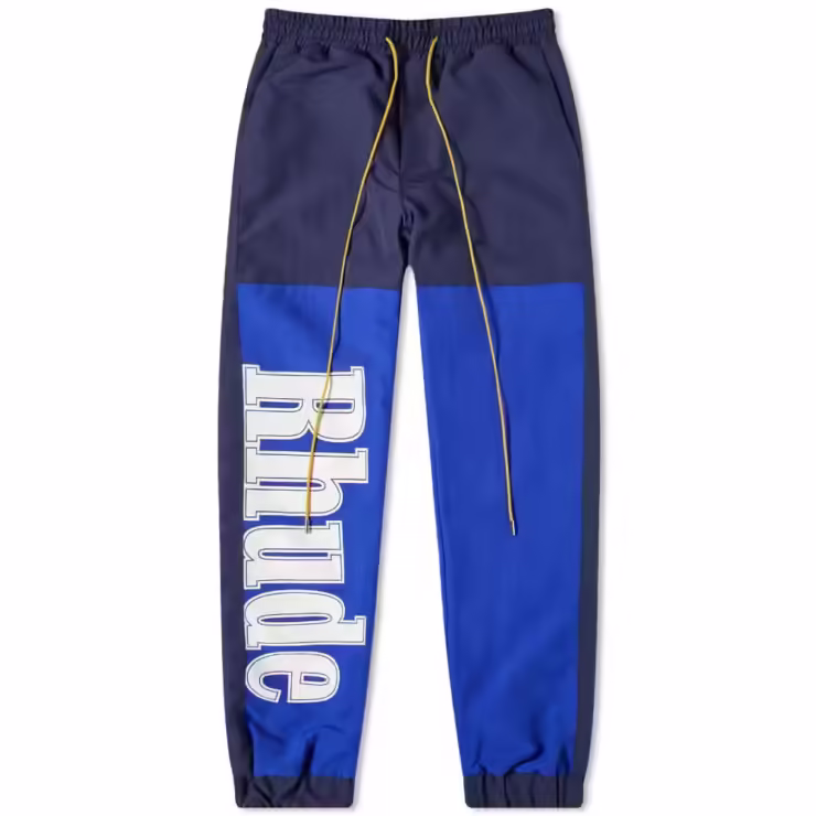 Rhude Logo Trackpants 'Blue & Navy'