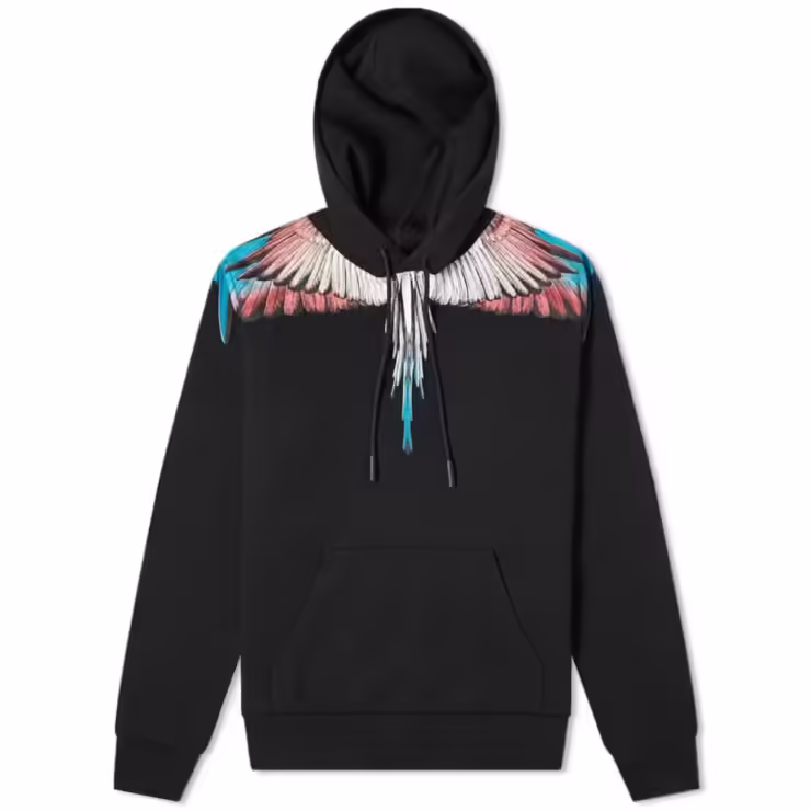 Marcelo Burlon Regular Wings Hoody 'Black'