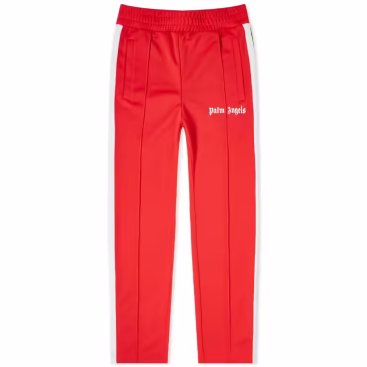 Palm Angels Taped Trackpants 'Red'