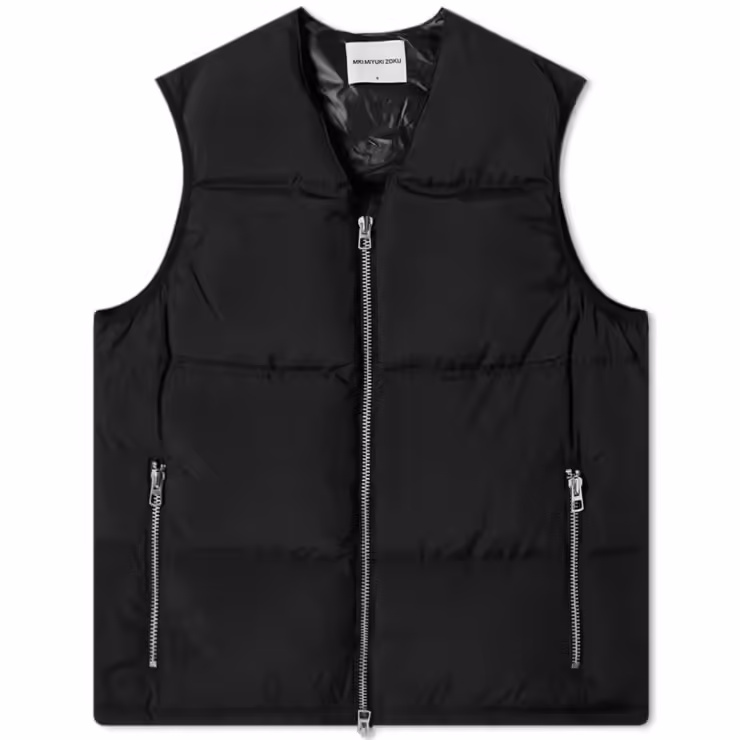 MKI Crinkle Down Vest 'Black'