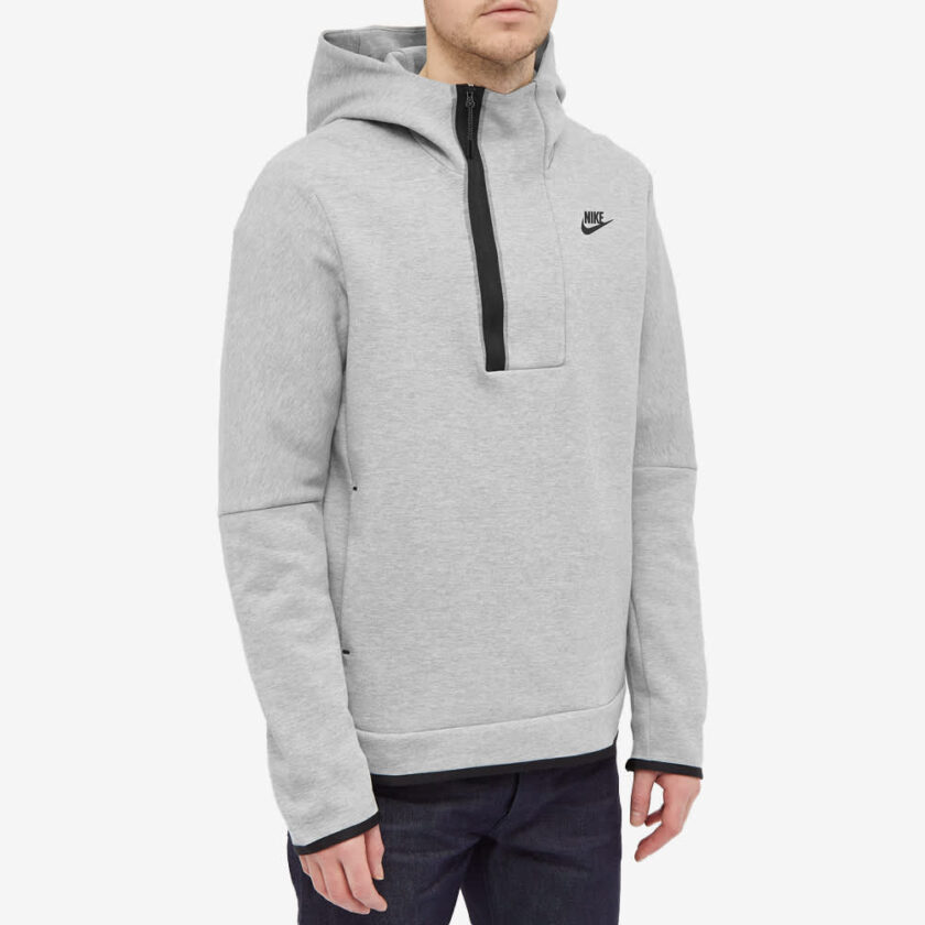 Nike Tech Fleece Half-Zip Hoody 'Grey' - MRSORTED