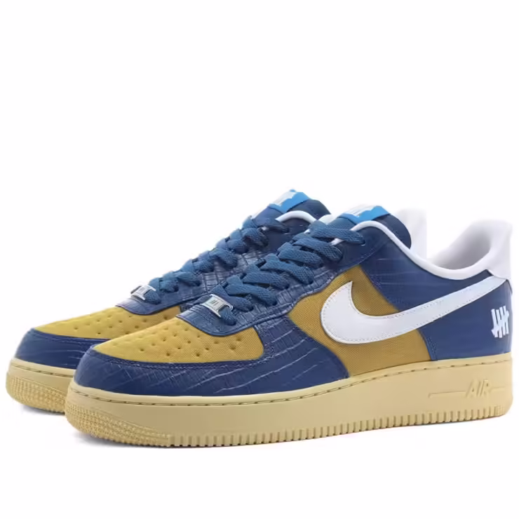 Nike Air Force 1 x UNDEFEATED 'Blue & Yellow'