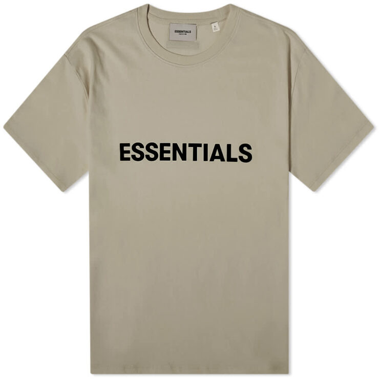 Fear of God ESSENTIALS Front Logo TShirt 'Taupe' MRSORTED