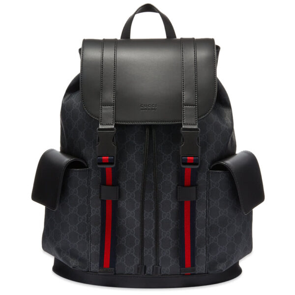 Gucci GG Supreme Backpack 'Black'
