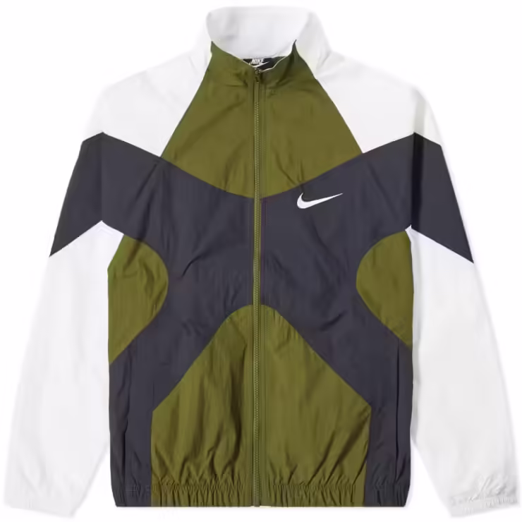 Nike Re-Issue Woven Track Jacket 'Black & Green'