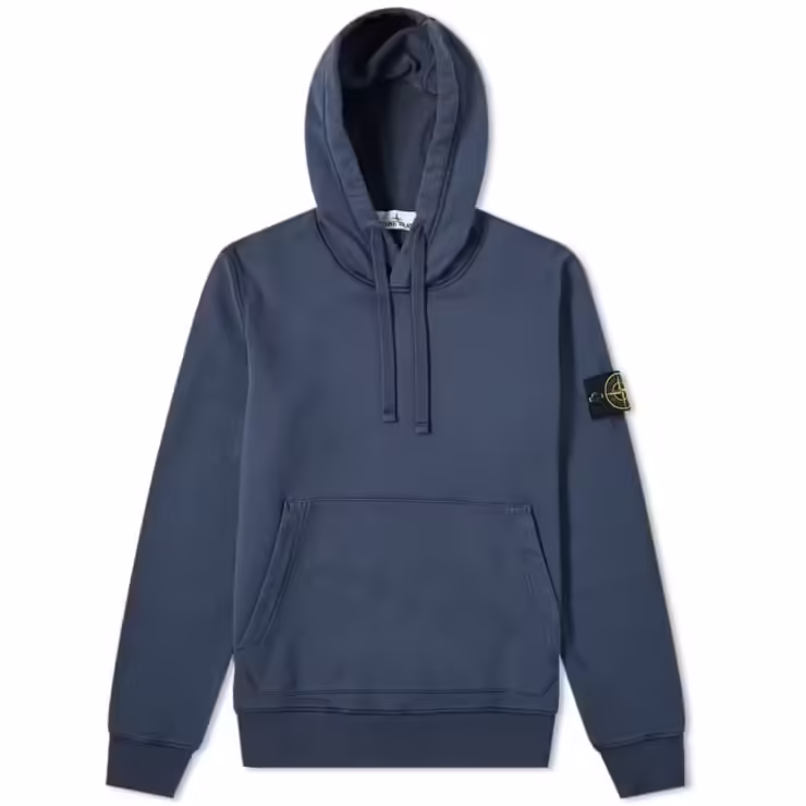 Stone Island Garment Dyed Hoody 'Avio Blue'
