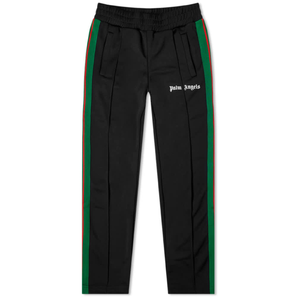 Palm Angels College Trackpants 'Black & Green'