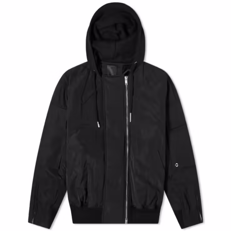 Givenchy Oversized Hooded Bomber Jacket 'Black'