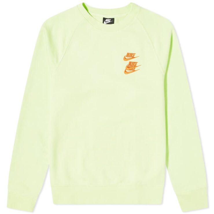 Orange and lime clearance green nike shirt