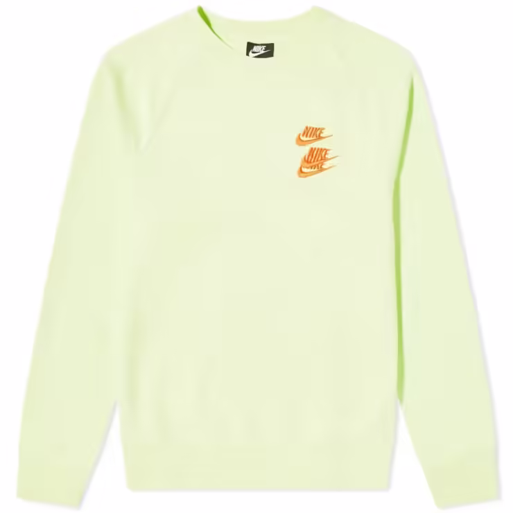Nike French Terry World Tour Sweatshirt 'Lime'