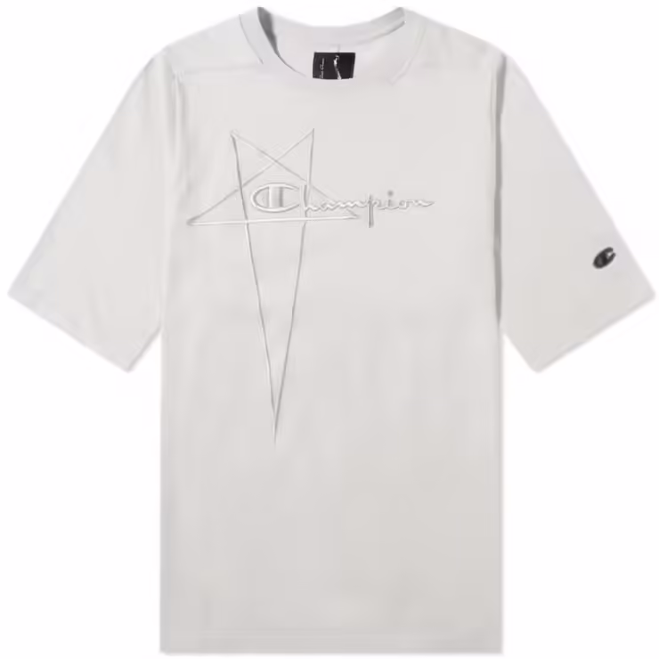 Rick Owens x Champion Jumbo Jersey T-Shirt 'Oyster'