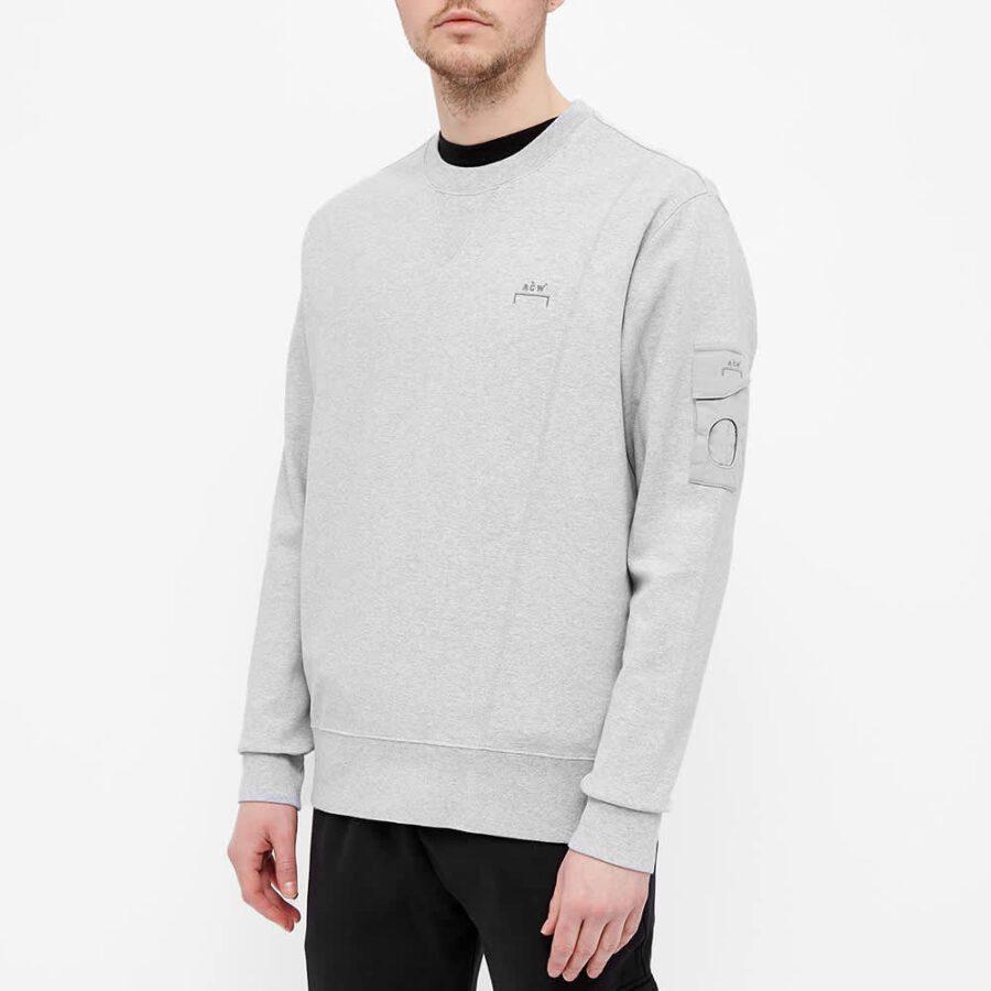 A-Cold-Wall* Essential Pocket Sweatshirt 'Grey' | MRSORTED