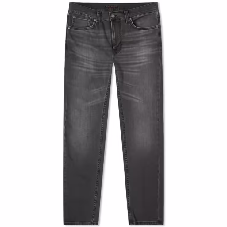 Nudie Lean Dean Jeans 'Mono Grey'