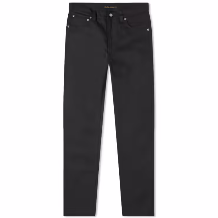 Nudie Lean Dean Jeans 'Dry Cold Black'