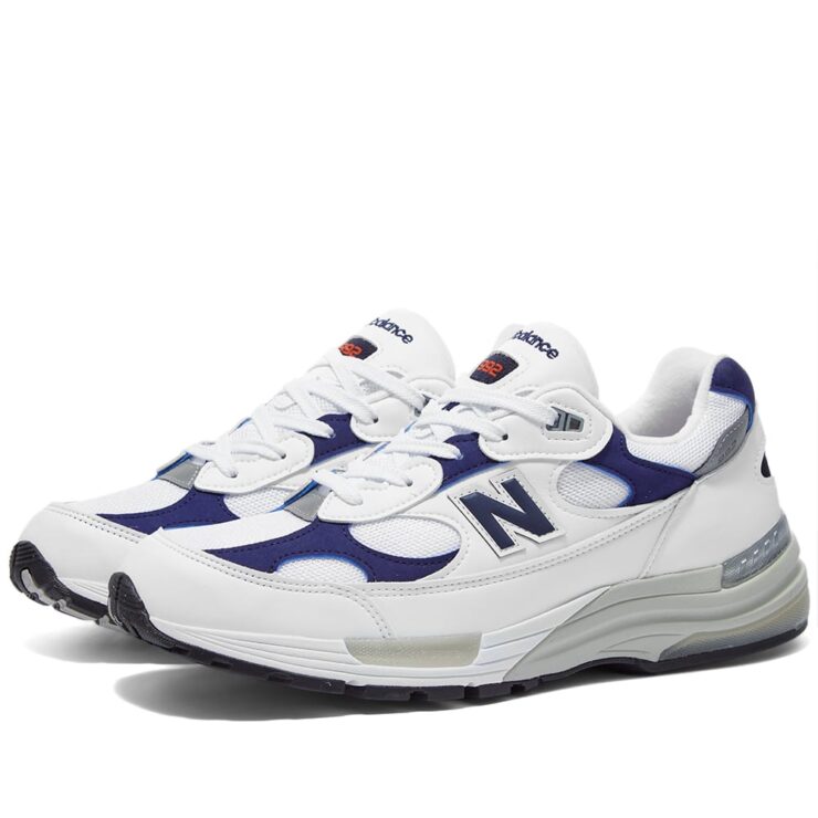 Navy blue and 2024 white new balance