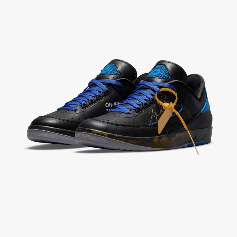 Air Jordan 2 Low x Off-White 'Black & Varsity Royal'