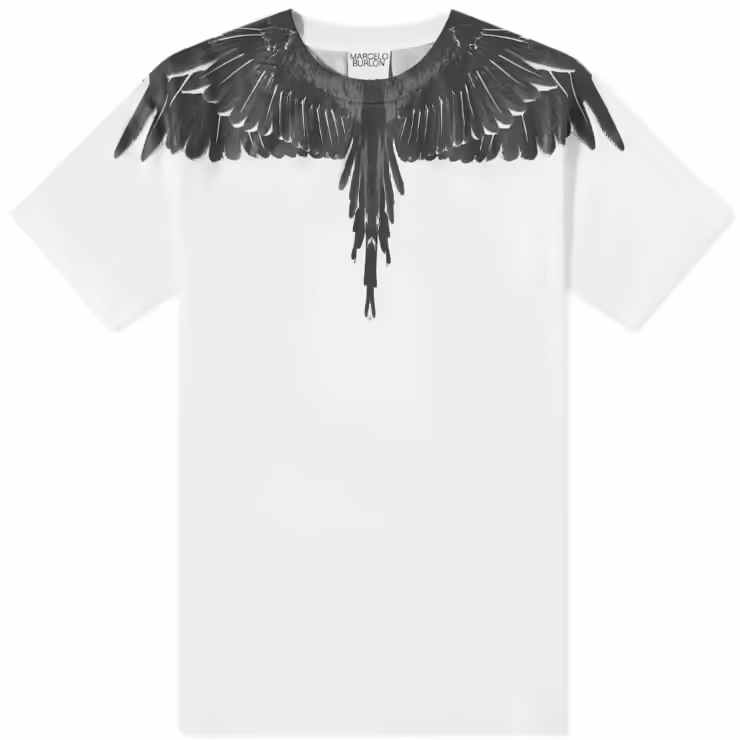 Marcelo Burlon Icon Wings T-Shirt 'White & Black'